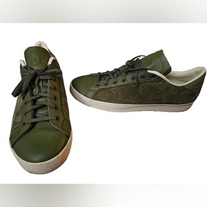 Adidas, Rod Laver Focus Green Sneakers, Men's Size 13